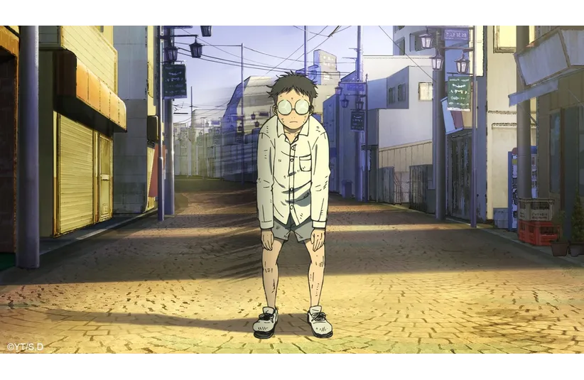 Okarun looking disheveled