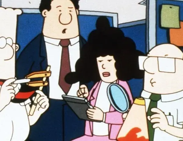 Dilbert created by Scott Adams.