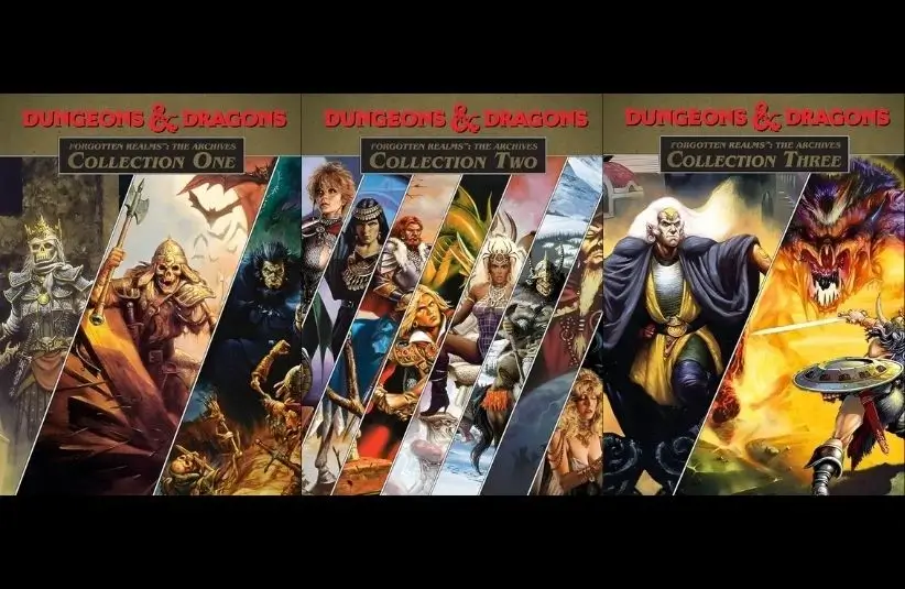 Box Art for Forgotten Realms: The Archives Collection One, Collection Two, and Collection Three