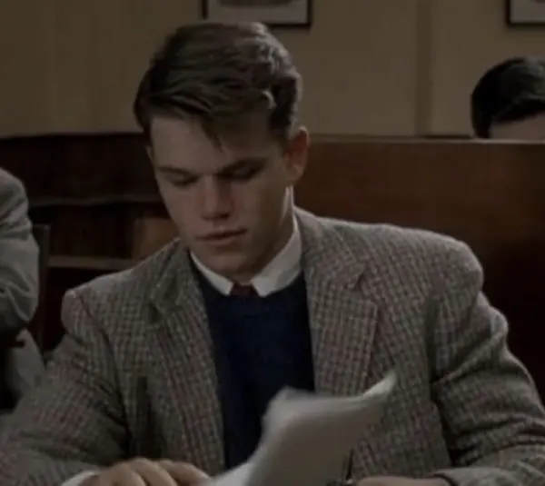 Image of Matt Damon in “School Ties” also starring Brendan Fraser, Chris O’Donnell, Cole Hauser, and Ben Affleck