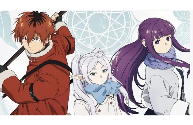 Frieren: Beyond Journey’s End, mages Stark, Frieren, and Fern