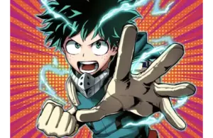 Heroic Anime - Izuku Midoriya from “My Hero Academia”