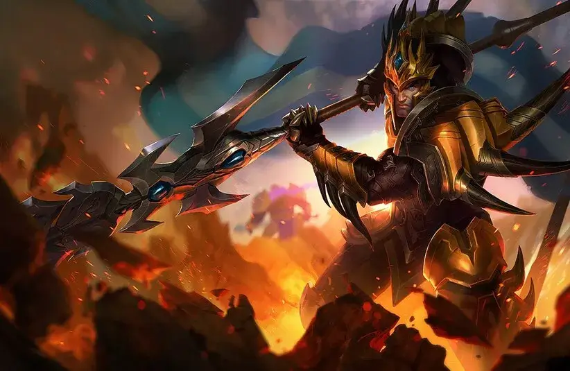 Jarvan IV in League of Legends played in the LCK