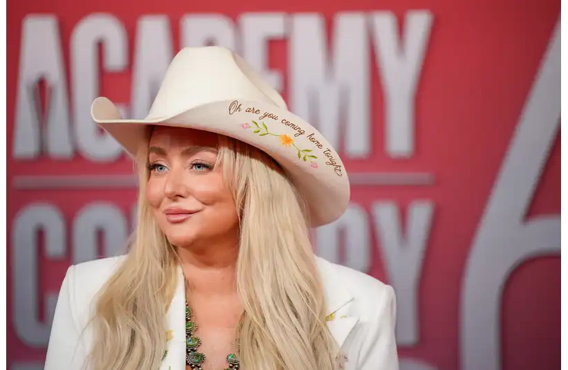 Jessie Jo Dillon arrives on the red carpet before the 60th Academy of Country Music Awards at the Ford Center at The Star in Frisco, Texas, Thursday, May 8, 2025.
