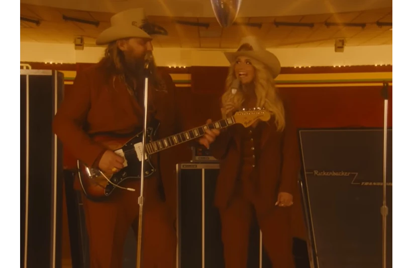 Screenshot of Miranda Lambert and Chris Stapleton from their "A Song to Sing" music video.