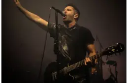 Trent Reznor of Nine Inch Nails performs "Hurt" on tour.