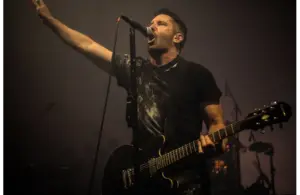 Trent Reznor of Nine Inch Nails performs "Hurt" on tour.