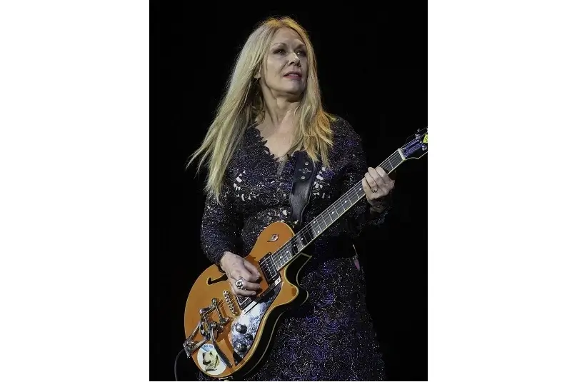 Recording artist Nancy Wilson of Heart performs at the Perfect Vodka Amphitheatre.