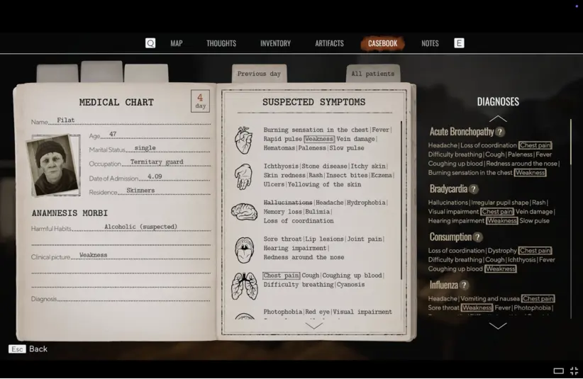 Pathologic 3's Daniil Dankovsky must diagnose patients but not all are forthcoming with the true about their symptoms