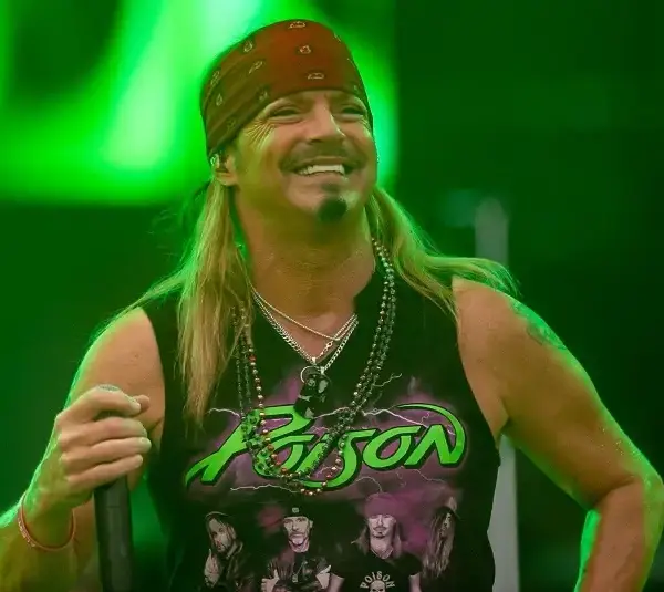 Bret Michaels and Poison took to the stage as the second major act of the Stadium Tour at TIAA Bank Field in Jacksonville in 2022.