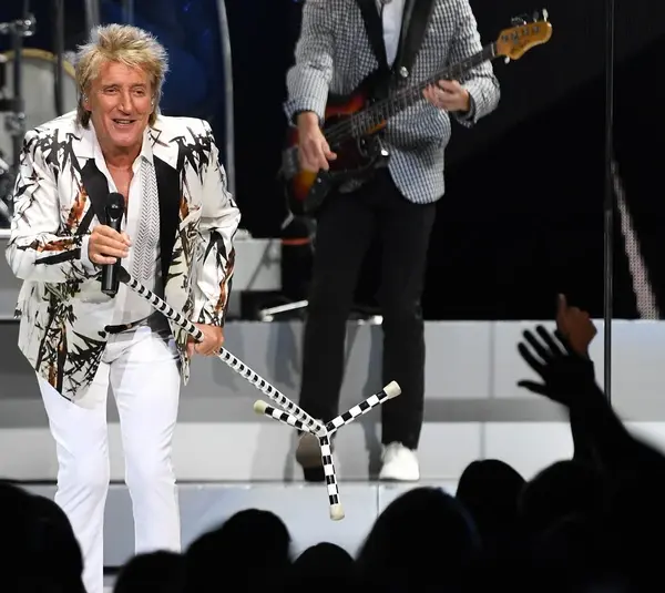 July 6, 2017; Hollywood, FL, USA; Rod Stewart performs at Hard Rock Live.