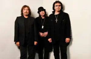 USA TODAY portrait of the original members of Black Sabbath: Geezer Butler, Ozzy Osbourne and Tony Iommi taken on April 10, 2013 in Los Angeles. The reunited Black Sabbath released its first album with Ozzy Osbourne in 35 years in June 2013.