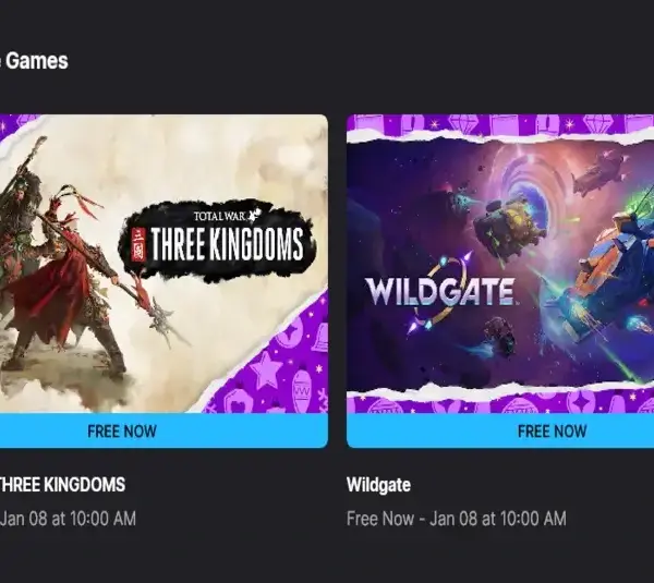 Epic Games Store Free Games January 1, 2026