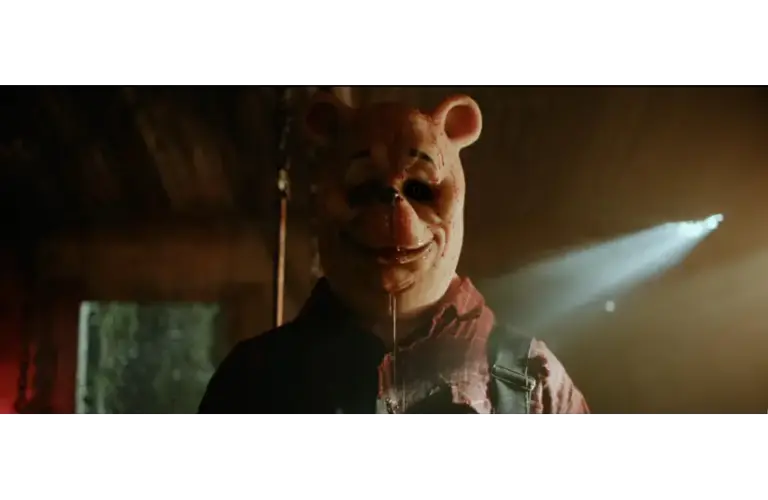 Image of Craig David Dowsett in "Winnie-the-Pooh: Blood and Honey"(2023), the first installment to "Poohniverse"