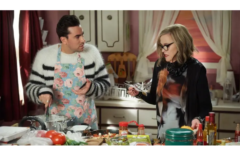 Dan Levy and Catherine O'Hara in an episode from "Schitt's Creek"