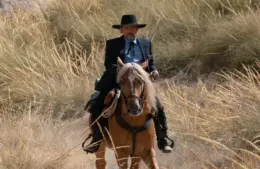 Screenshot of "Strange Way of Life" (2023) featuring Ethan Hawke Courtesy of © El Deseo / Saint Laurent Productions. Distributed by BTeam Pictures