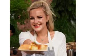 Top Chef season 16 winner Kelsey Barnard Clark (also known as Kelsey Clark) shows off one of her creations during the 2019 Food & Wine Classic in Aspen. Aspen Food Wine Classic 2019