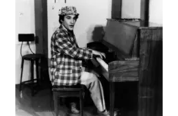 Uncle Floyd Vivino, posing for a feature in The Bergen Record, 1984.
