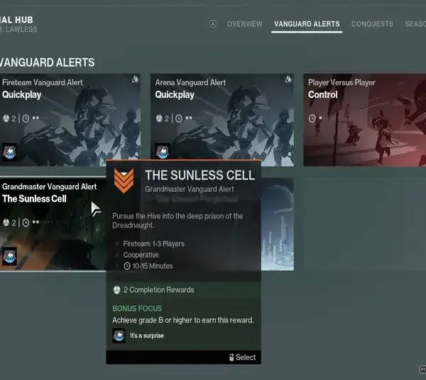 Destiny 2 Grandmaster Vanguard Alert Showcased in Bungie's TWID