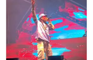 Rapper Wiz Khalifa, seenhere performing at the Ventura County Fairgrounds, has a new album out Friday, January 16.