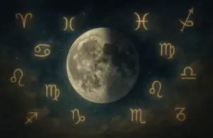 Golden Half Moon Zodiac Horoscope