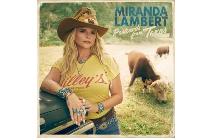 Album Cover for Postcards from Texas by Miranda Lambert, Courtesy of Vanner/Republic/Big Loud