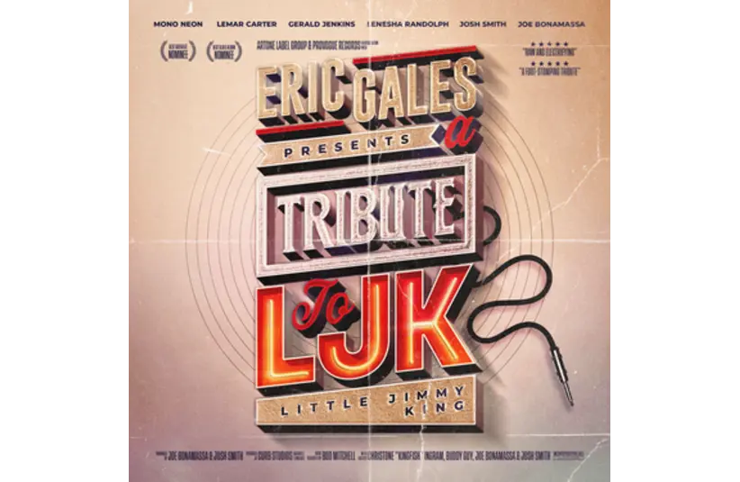 Album Cover for A Tribute to LKJ by Eric Gales, Courtesy of Provogue Records