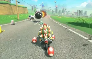 Bowser races in Mario Kart World, for which Hideki Konno received special thanks credit.