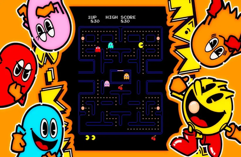 An image from Pac-Man, developed by Bandai Namco.