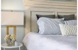 Image of Close-up of a Bed, pillow, side sleeper