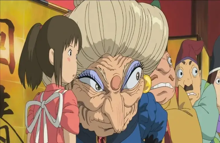 Screenshot of "Spirited Away," directed by Hayao Miyazaki