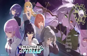 Key art for The Real Face of a VTuber