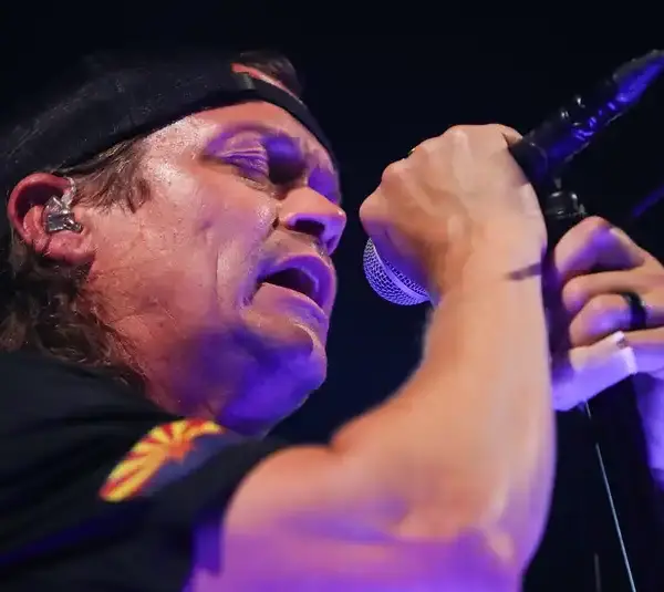 3 Doors Down performs on Sept. 4, 2024, at Talking Stick Resort Amphitheatre in Phoenix. Photo of frontman Brad Arnold.