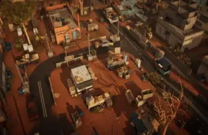 Screenshot of the Big Desert from Tactical RPG Warhounds