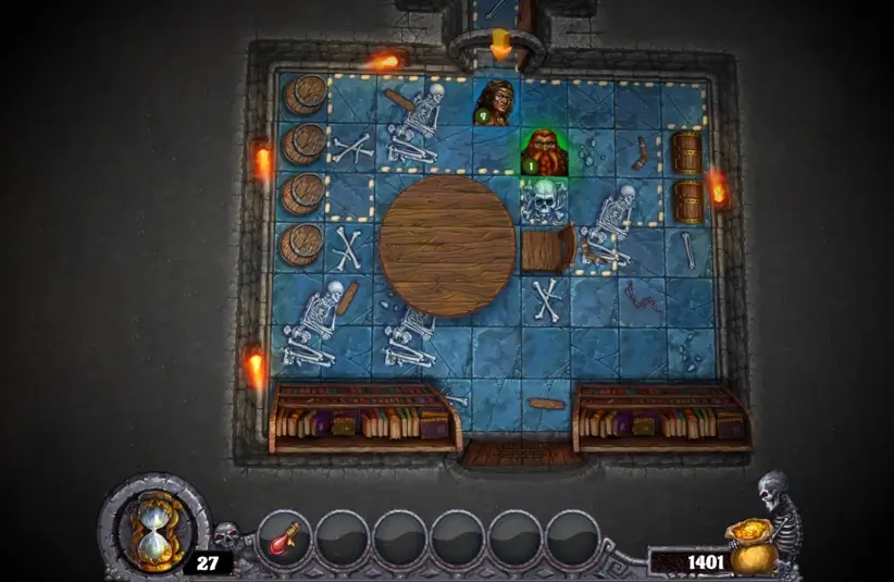 Dungeon looting in Dark Quest