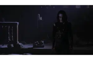 Still Image from "The Crow" (1994) showing Brandon Lee, whose death resulted from production, Courtesy of Miramax