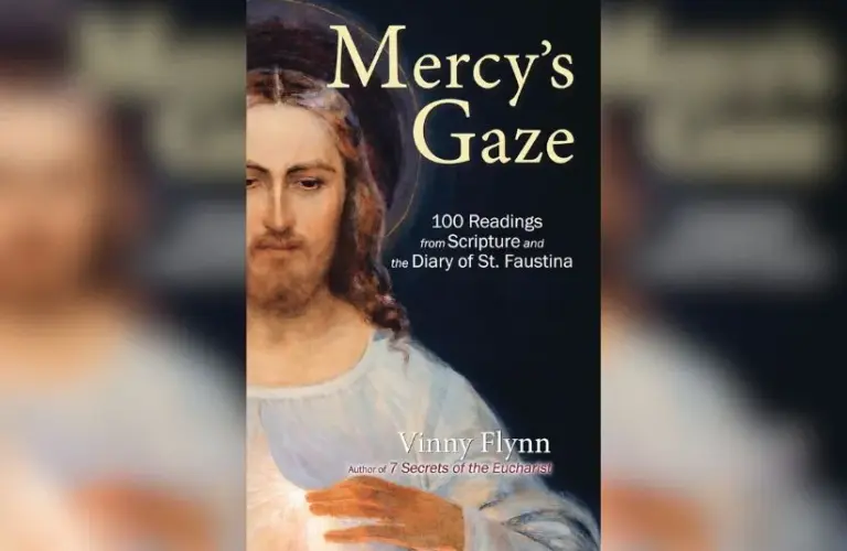 Book cover for Mercy's Gaze: 100 Readings from Scripture and the Diary of St Faustina edited by Vinny Flynn