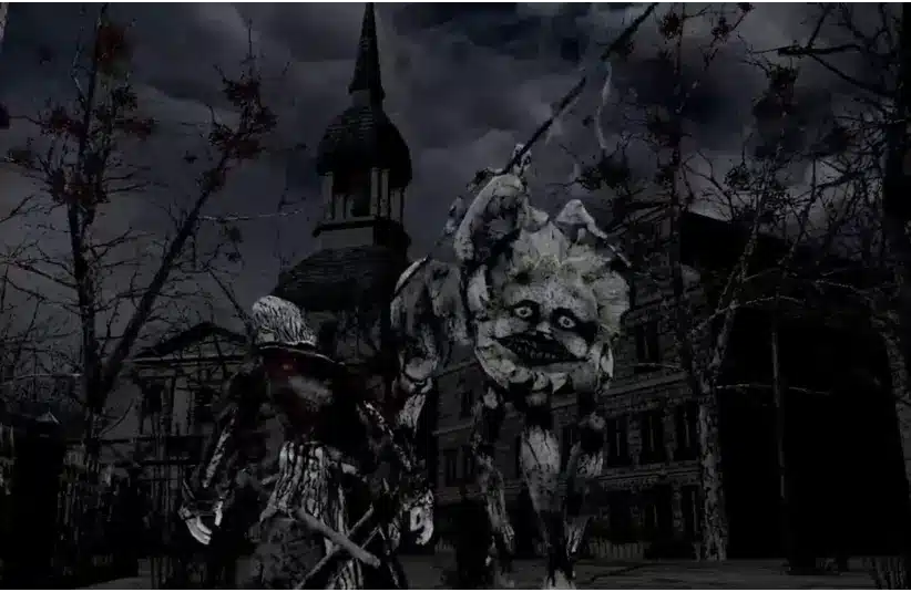 No Vacation for An Executioner features towering enemies that are very hard to look at and will turn you to paste if given the chance