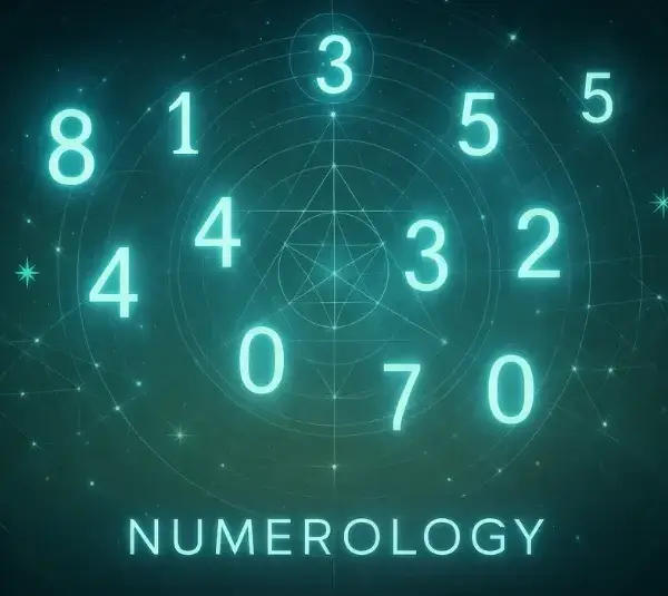 Mystical Numerology in Teal