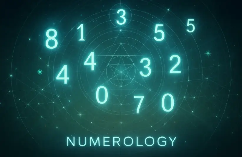 Mystical Numerology in Teal