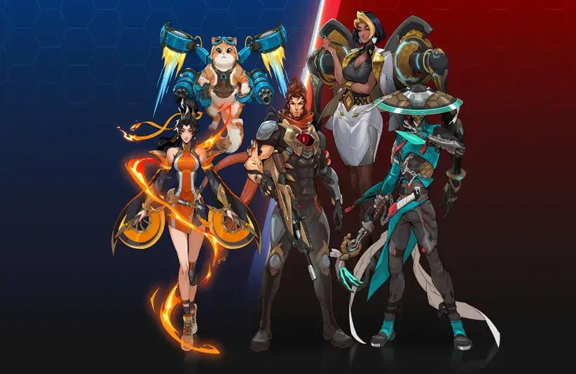 The Five Heroes added in Season 1 for Overwatch