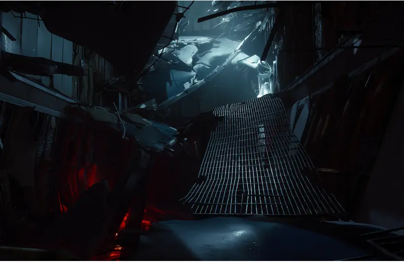 Poppy Playtime Chapter 5, Broken Things, ruined factory hallway, salvation