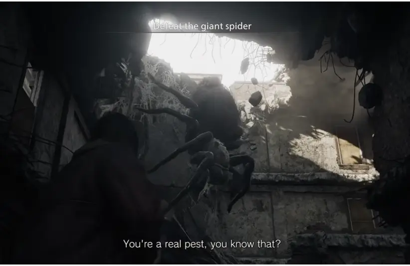 Resident Evil Requiem Spider Boss enters the final arena