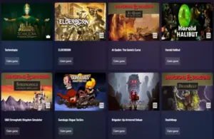 Screenshot from Amazon Prime Gaming free games for February 2026.