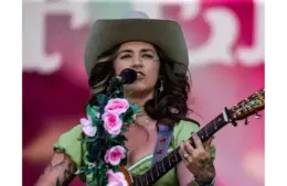Sierra Ferrell performed on the Limestone stage at the Railbird Music Festival on Sunday at The Infield at Red Mile in Lexington, Kentucky on June 4, 2023.