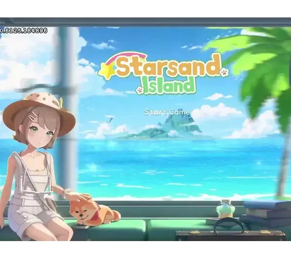 Starsand Island Start Game screen, Seed Sparkle Lab, life sim