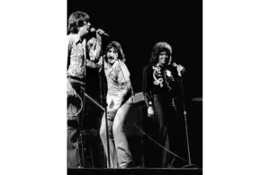 Chuck Negron (center) with the two other founding members of Three Dog Night, Courtesy of © Jack Corn / The Tennessean / USA TODAY NETWORK