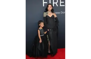 Feb 2, 2025; Los Angeles, CA, USA; Adeya Nomi, left, and Kehlani arrive at the 67th Annual Grammys at Crypto.com Arena in Los Angeles on Sunday, Feb. 2, 2025. Mandatory Credit: Dan MacMedan-USA TODAY