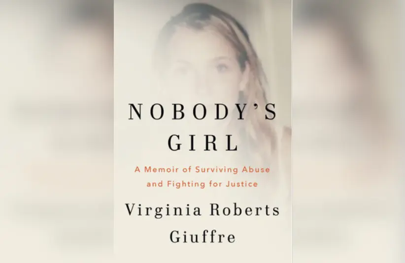 Cover for "Nobody's Girl" by Virginia Roberts Giuffre. Courtesy of Penguin Random House