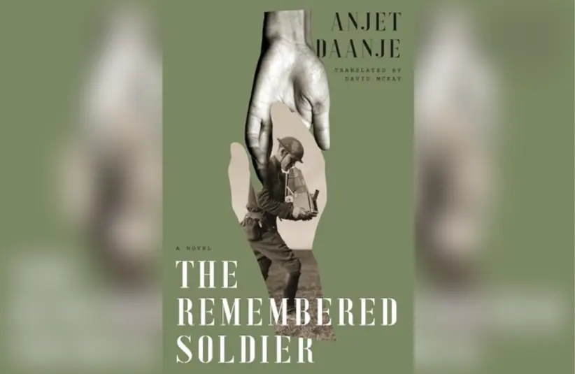 Cover for "The Remembered Soldier" by Anjet Daanje, trans. from the Dutch by David McKay. Courtesy of New Vessel